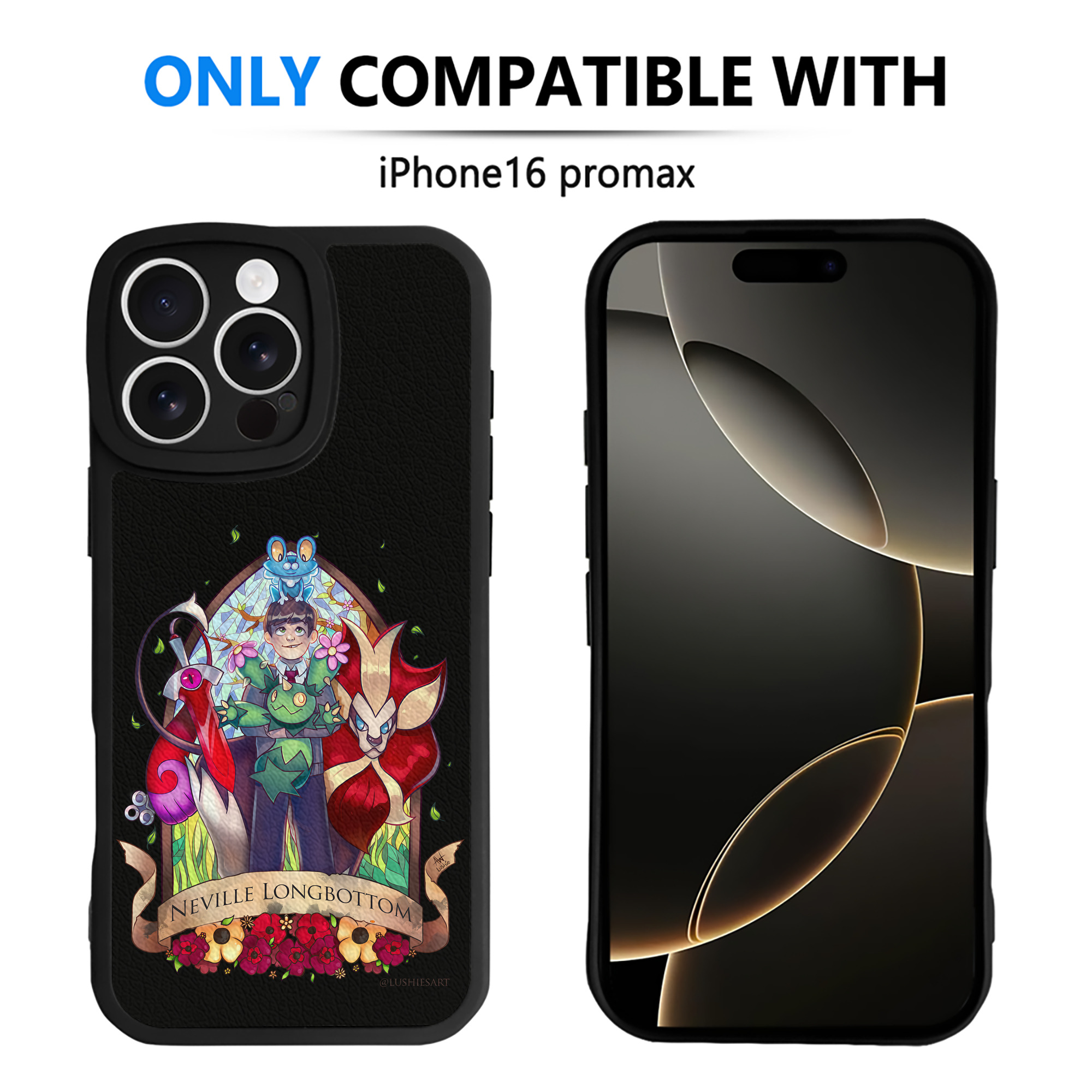 （画像用） Harry Potter ハリー・ポッターシリーズ 【iPhone 16シリーズ対応】シリコンスマホケース（レザー調） 材質：シリコン